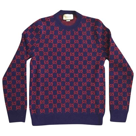 gucci maglione rosso|Gucci Maglione in jacquard e lana bouclé GG.